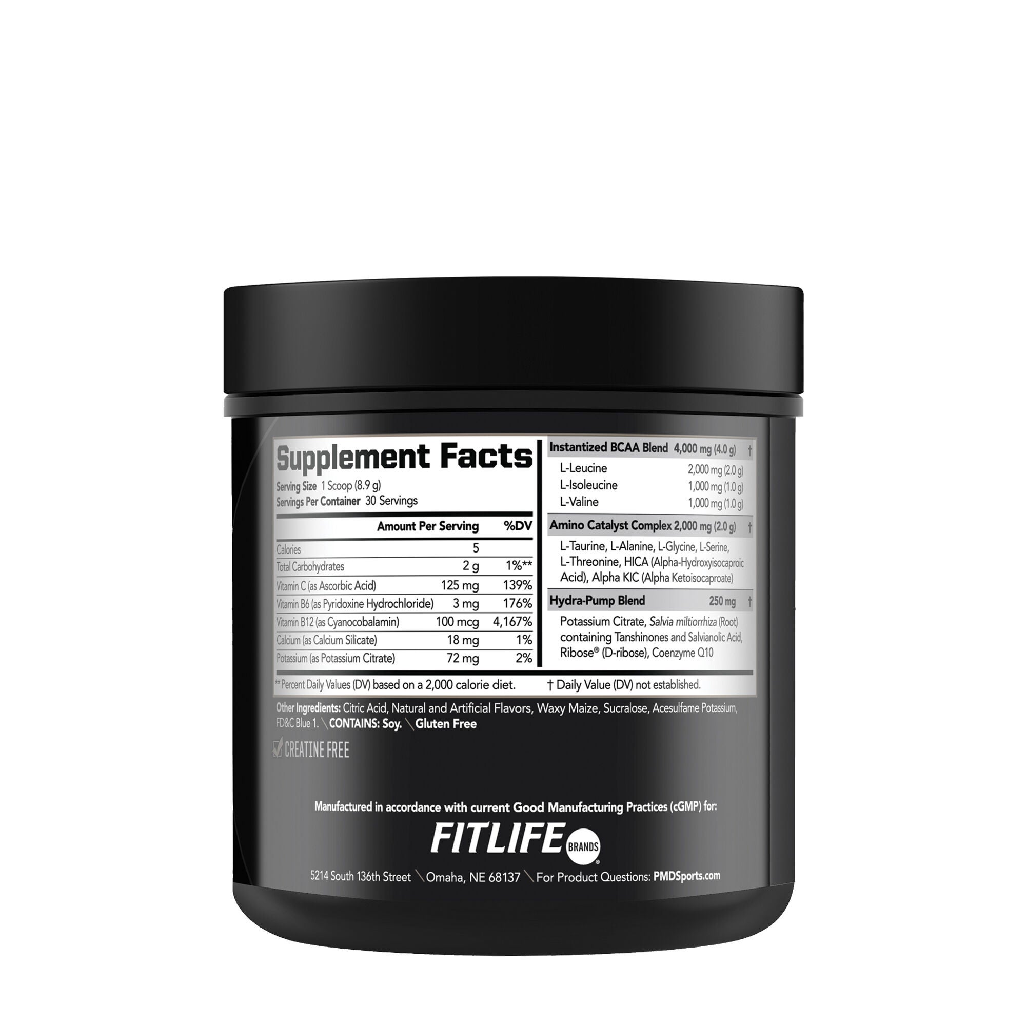 PMD&reg; BCAA Stim Free - Blue Razz (30 Servings) Blue Razz | GNC